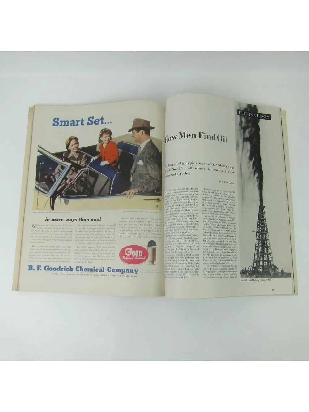 Vintage FORTUNE Magazine August 1949 Robert Gwathmey Cover Oldsmobile, Buick Ads
